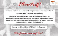 Einladung Elterntreff 26.11. Medien