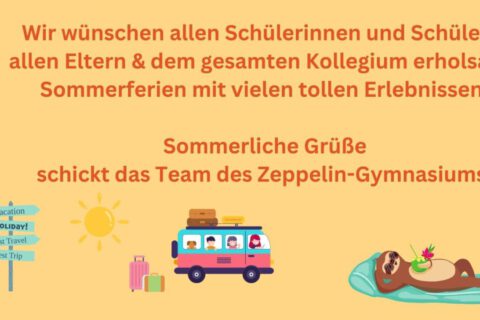 Karte Sommerferien 2025