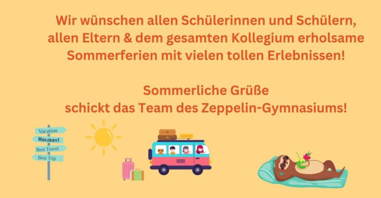 Karte Sommerferien 2025