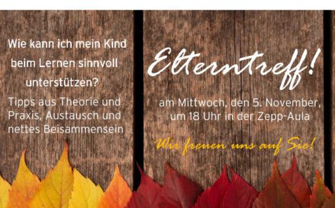 Einladung Elterntreff 5.11.2025