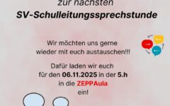 Plakat SV-Sprechstunde