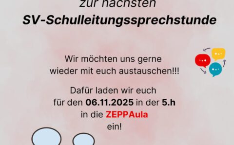 Plakat SV-Sprechstunde