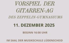 Vorspiel Gitarren AG Dezember 2025