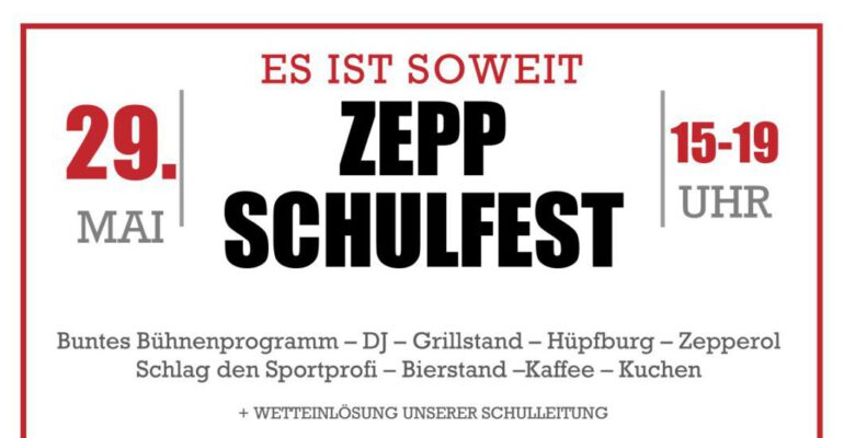 Flyer Schulfest